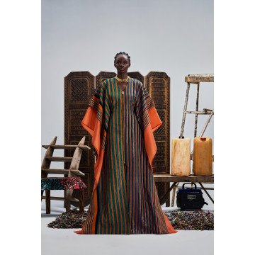 Acha Tangerine Kaftan
