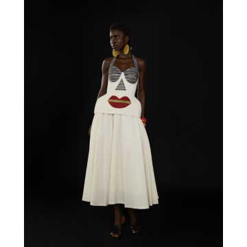 Dona Chalk Top (Off-white)